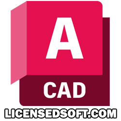 Autodesk AutoCAD 2024 Cover Icon by LicensedSoft