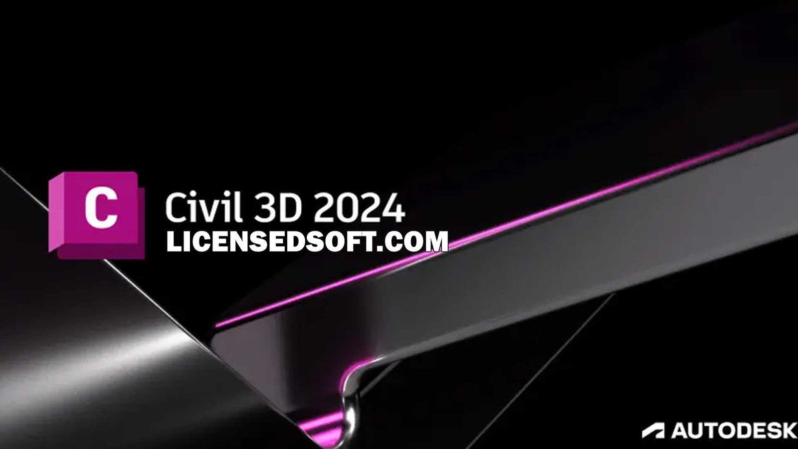 Autodesk AutoCAD Civil 3D 2024 Cover By LicensedSoft