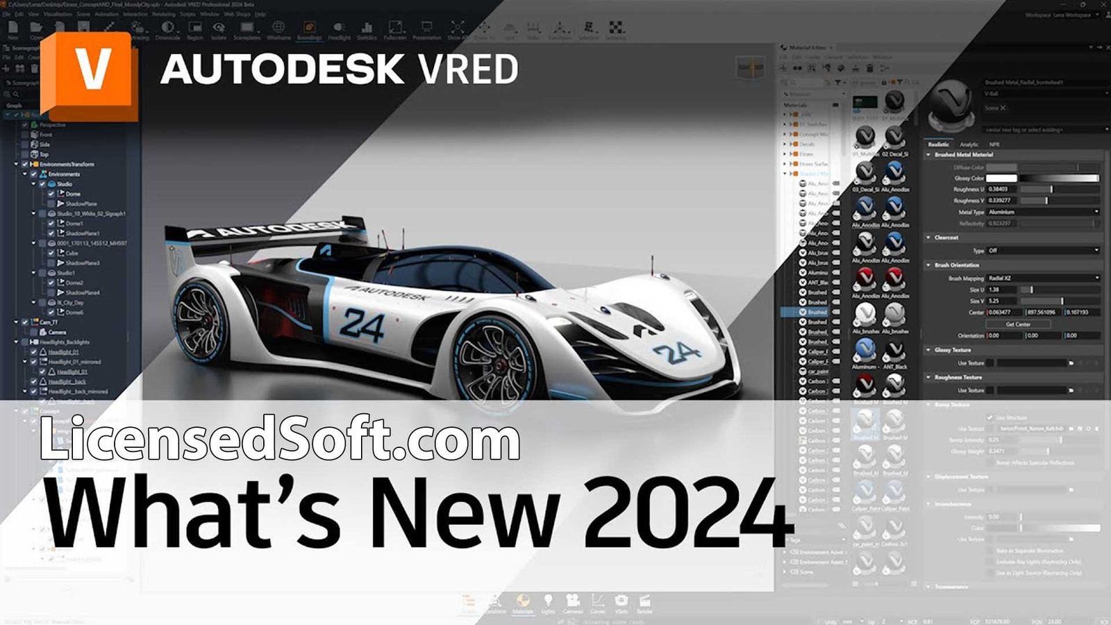 Autodesk VRED Professional 2024 Cover Image By LicensedSoft