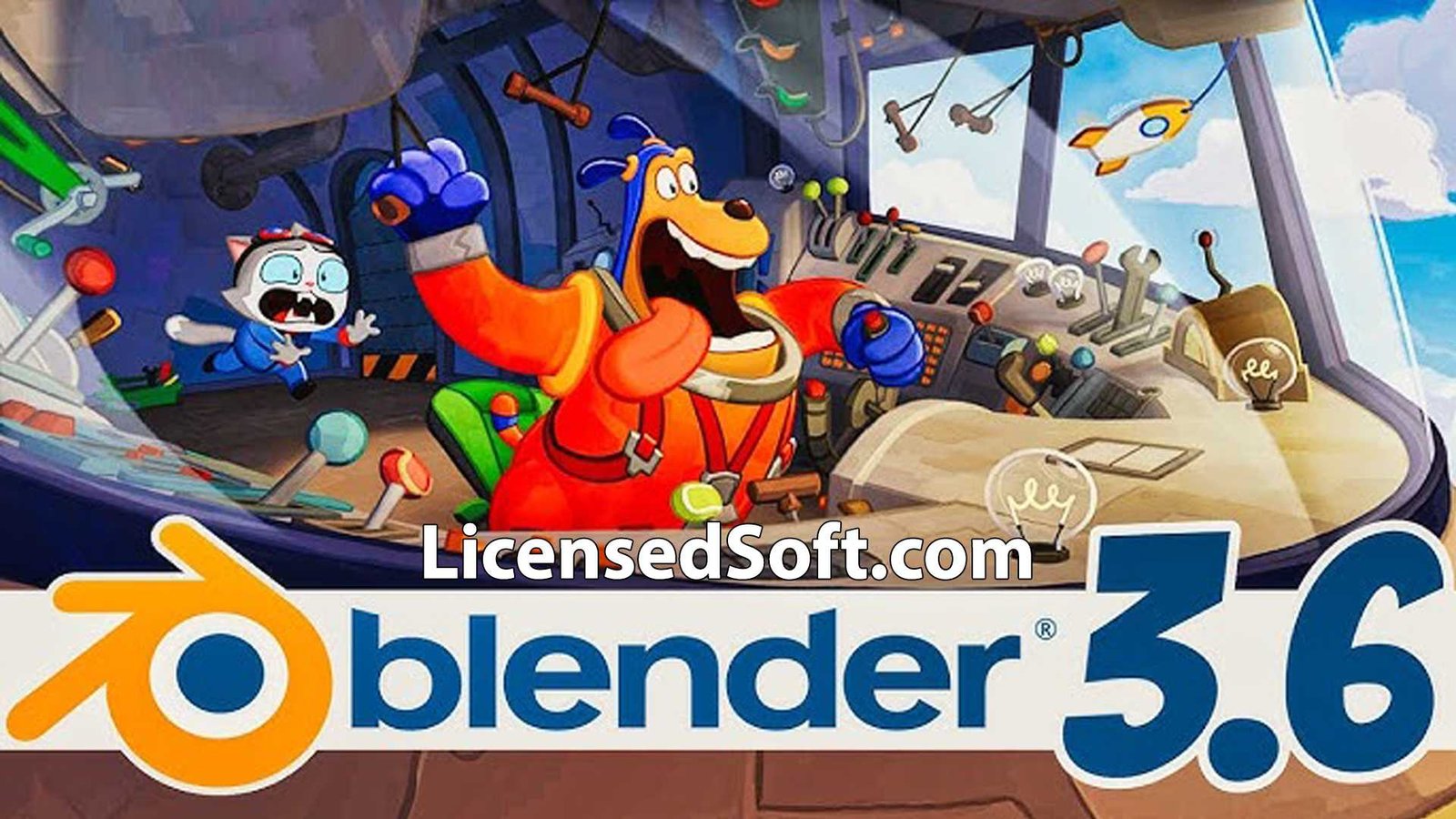 Blender 3.6.1 2023 Cover Image By LicensedSoft