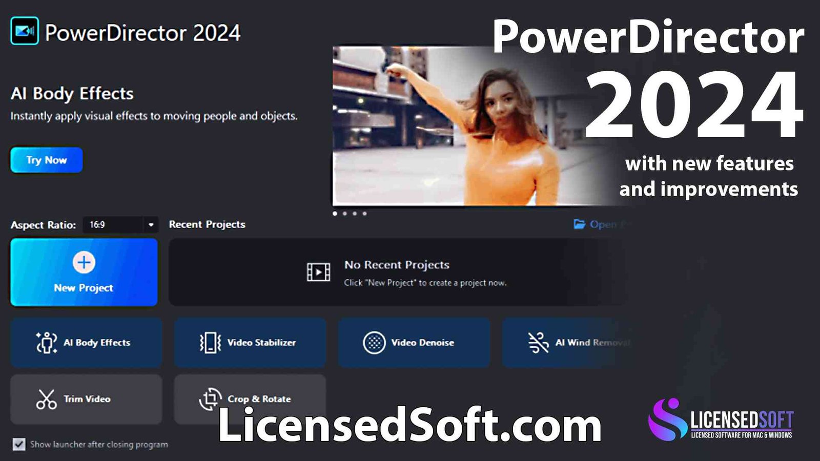 CyberLink PowerDirector Ultimate 2024 v22.0.2118.0 Cover Image By LicensedSoft