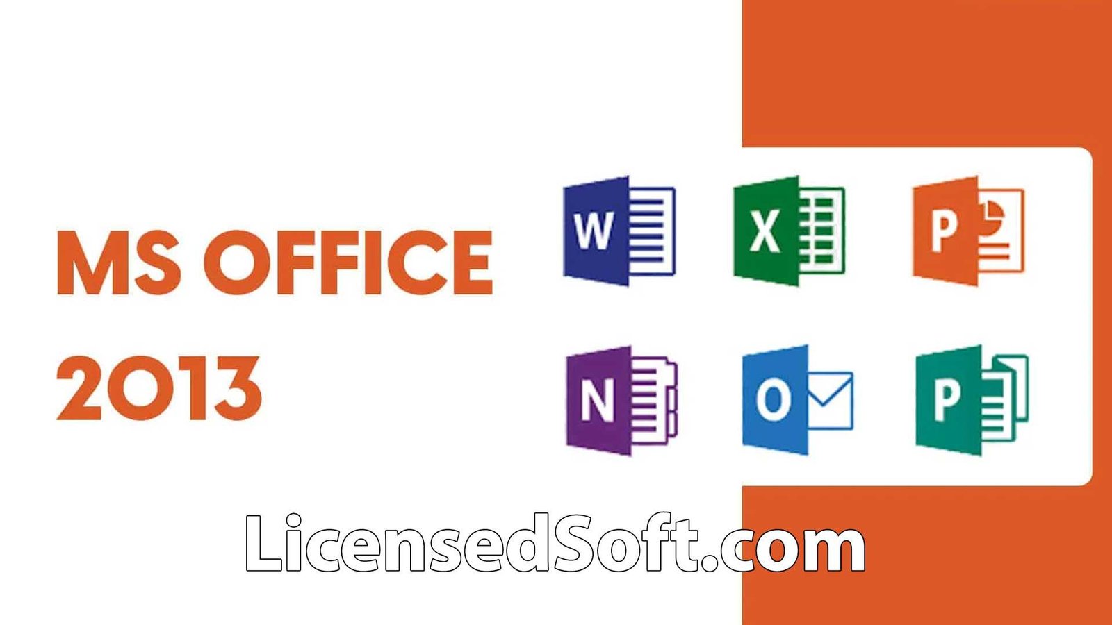 Microsoft Office 2013 Professional Plus Full Cover Image By LicensedSoft