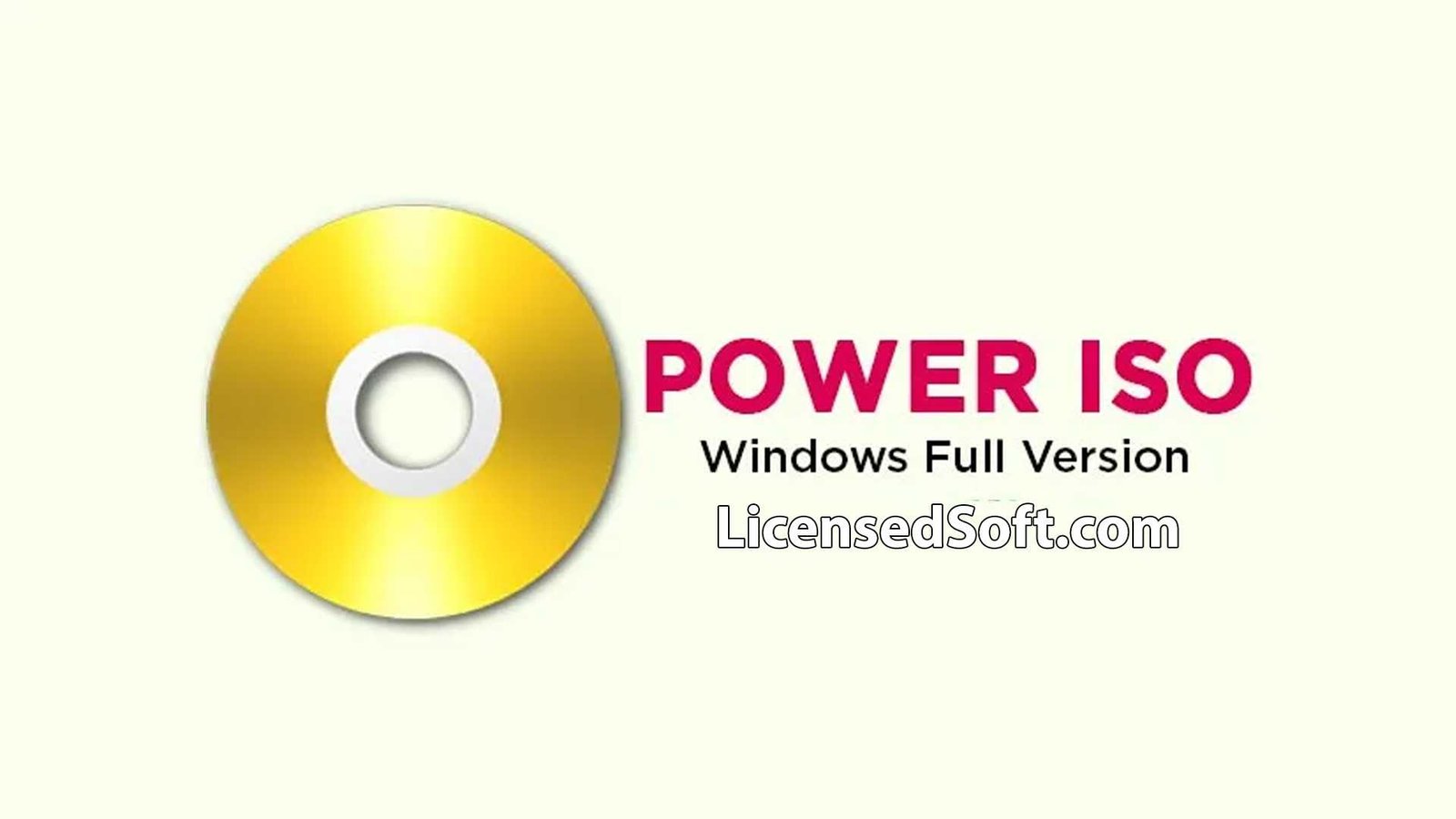 PowerISO 8.6.0 Full Premium Cover Image By LicensedSoft