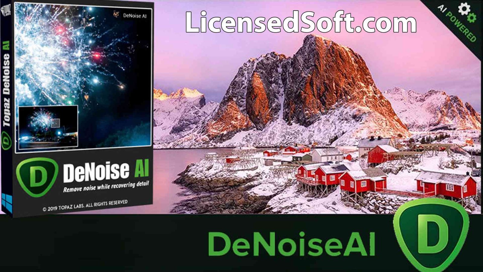 Topaz DeNoise AI 3.7.2 Full Version Cover Image By LicensedSoft