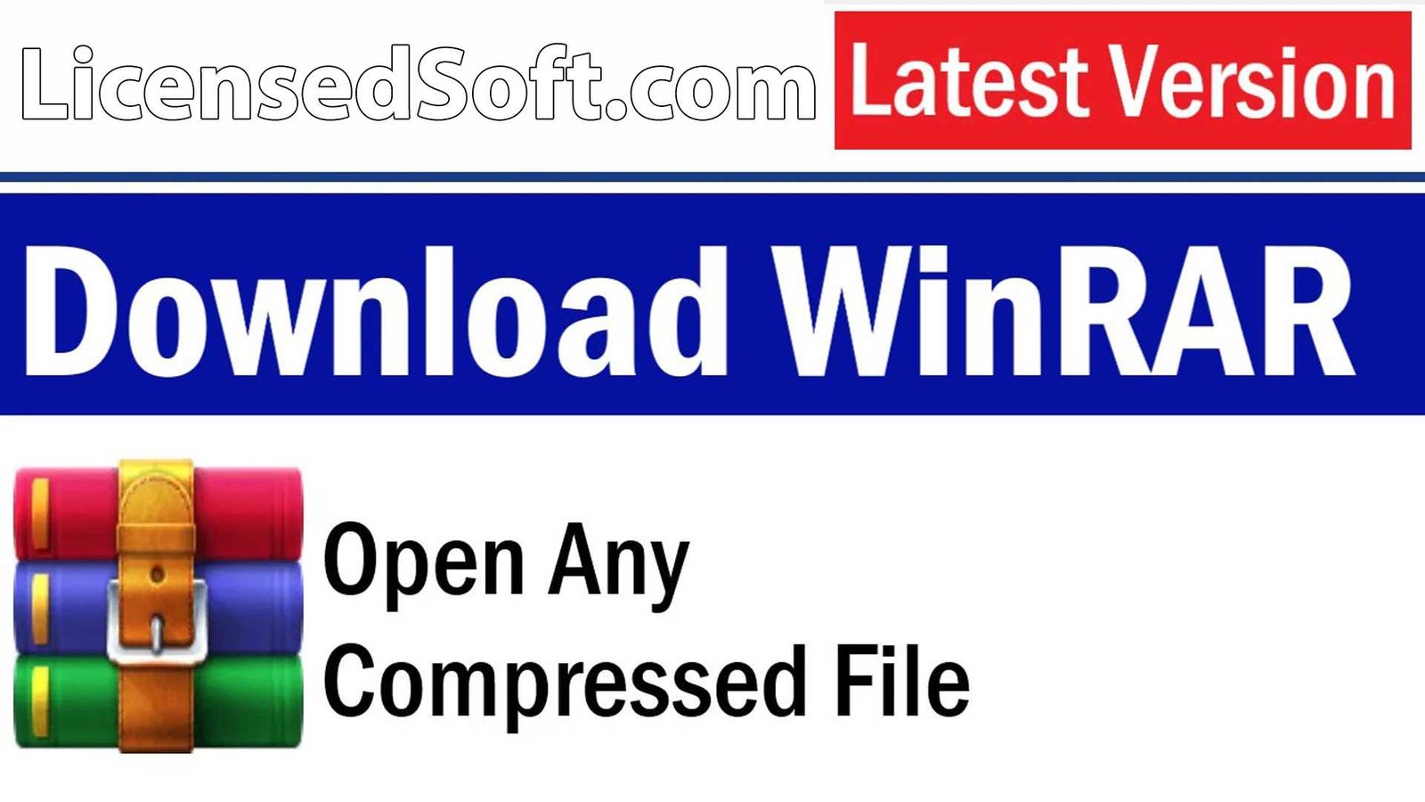 WinRAR Professional 6.23 2023 Cover Image By LicensedSoft