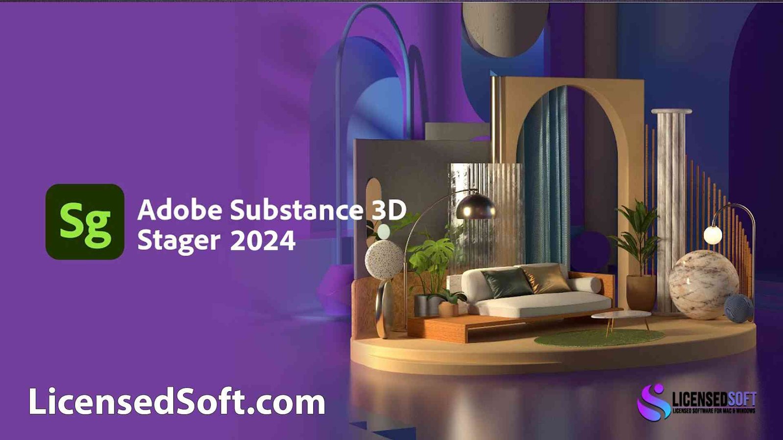 Adobe Substance 3D Stager 2024 By LicensedSoft