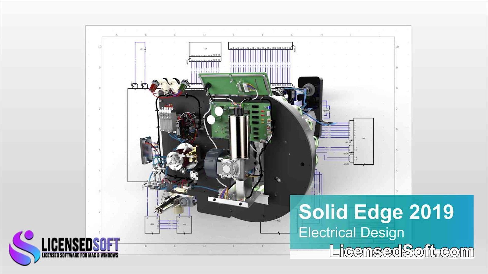 Siemens Solid Edge Electrical 2019 Premium Perptual License By LicensedSoft