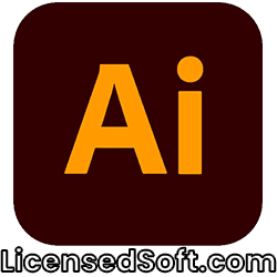 Adobe Illustrator 2024 v28.0 for Mac 2024 Lifetime Premium Icon By licensedsoft
