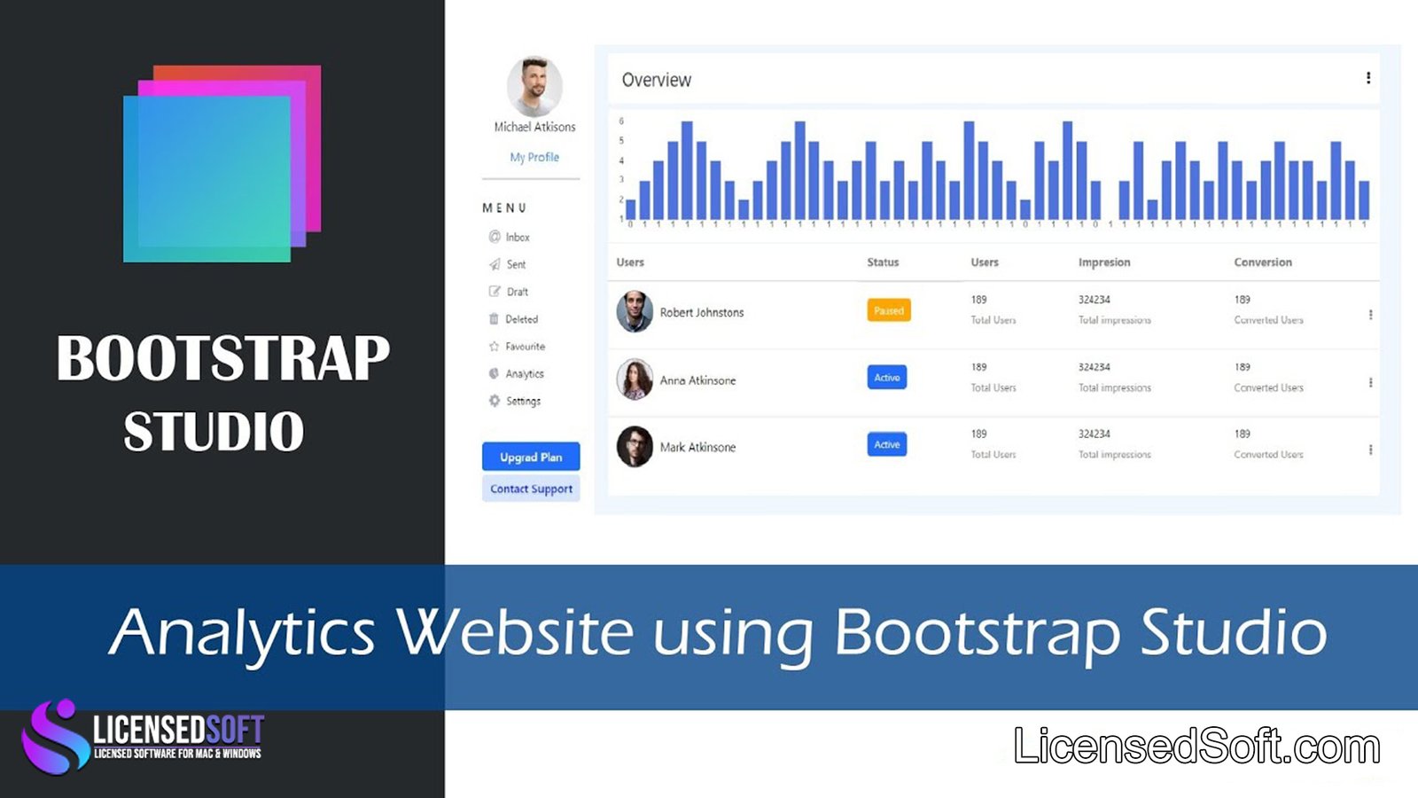 Bootstrap Studio Professional 6.6 Full Premium Lifetime By LicensedSoft