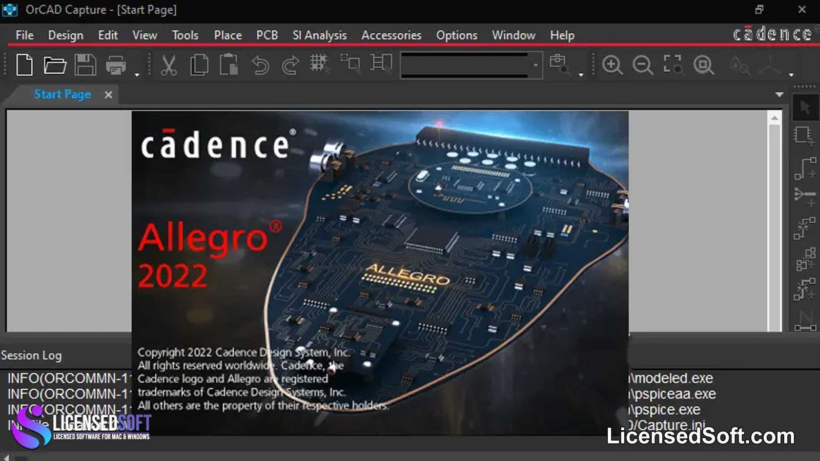 Cadence SPB OrCAD X Allegro X 2023 v23.10.000 By LicensedSoft