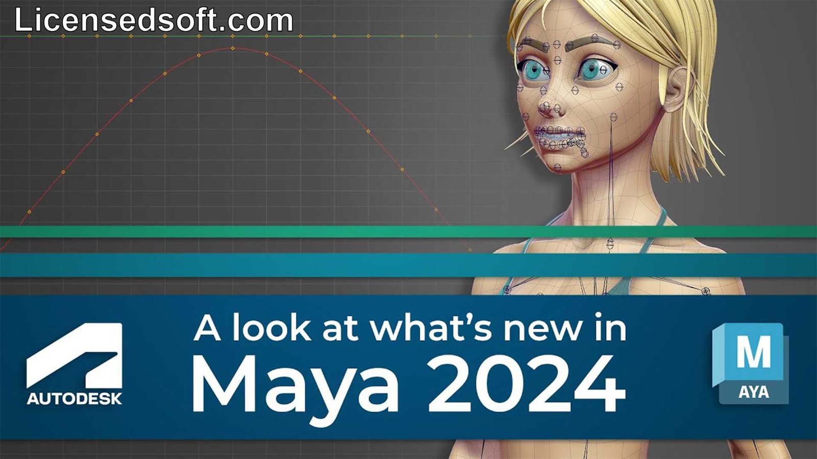 Autodesk Maya 2024.2 for macOS Lifetime Premium cover photo by licensedsoft