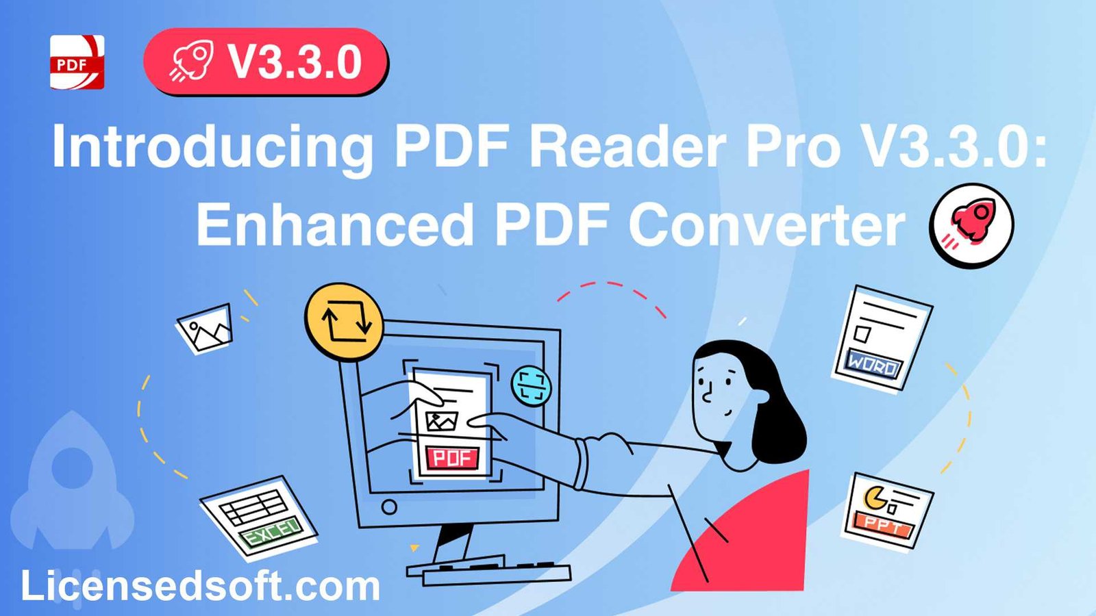 PDF Reader Pro for macOS Lifetime Premium cover photo by licensedsoft.com