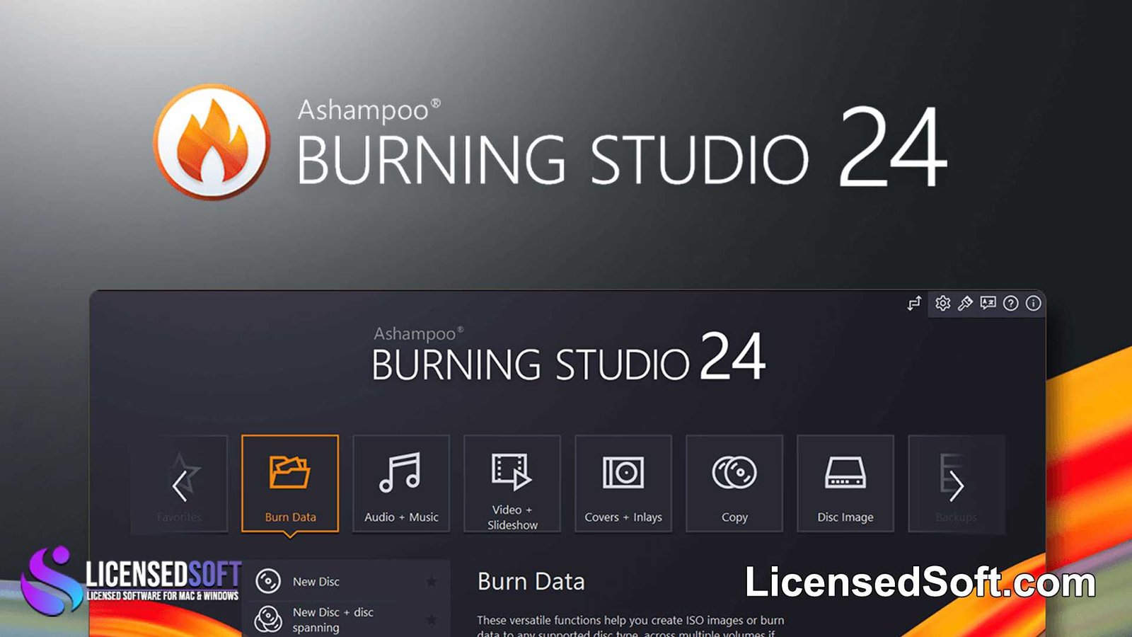 Ashampoo Burning Studio 24 Professional License Key By LicensedSoft