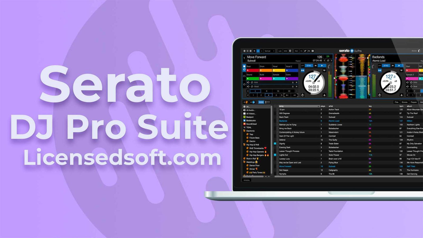 Serato DJ Pro Suite For macOS Lifetime Premium cover photo by licensedsoft.com