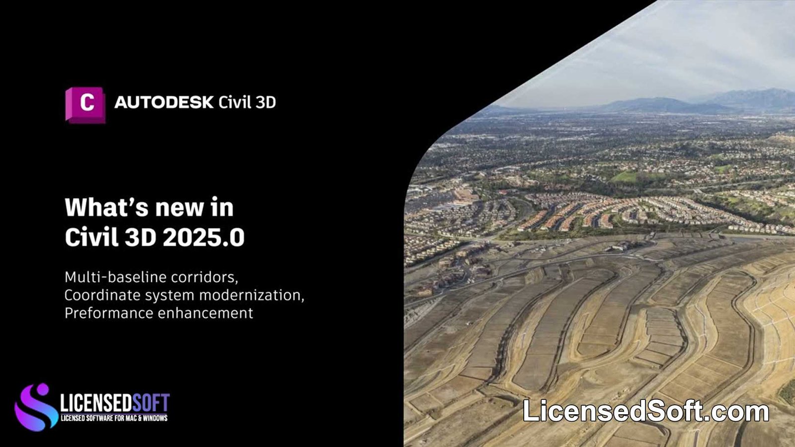 Autodesk AutoCAD Civil 3D 2025 Perpetual License By LicensedSoft