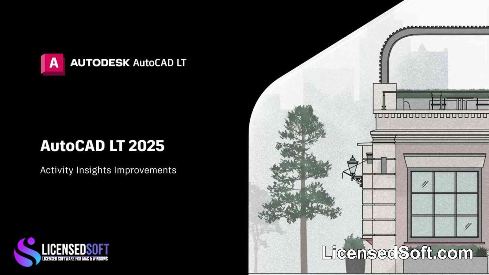 Autodesk AutoCAD LT 2025 Perpetual License By LicensedSoft