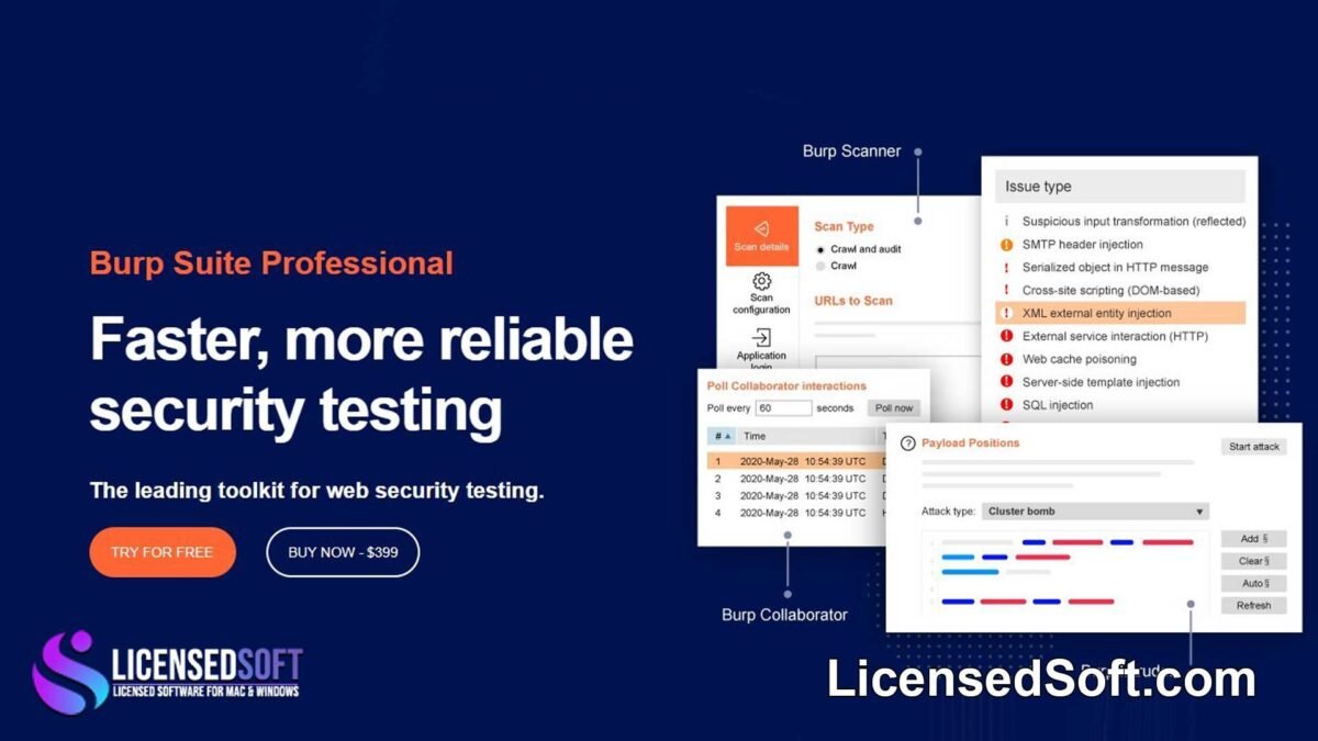 Burp Suite Professional 2024.3.1.3 Lifetime License - LicensedSoft