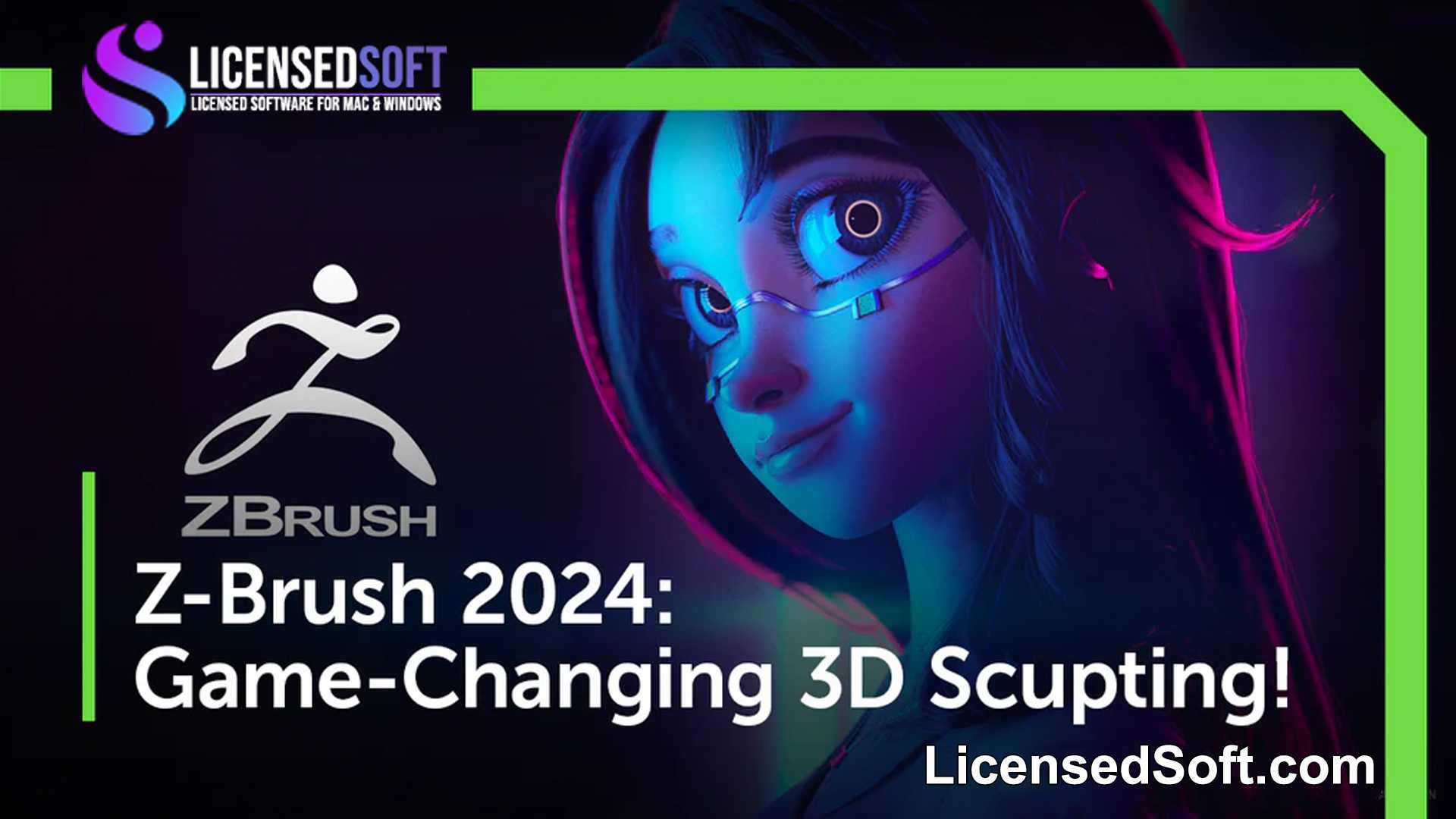 Pixologic ZBrush 2024 Perpetual License By LicensedSoft