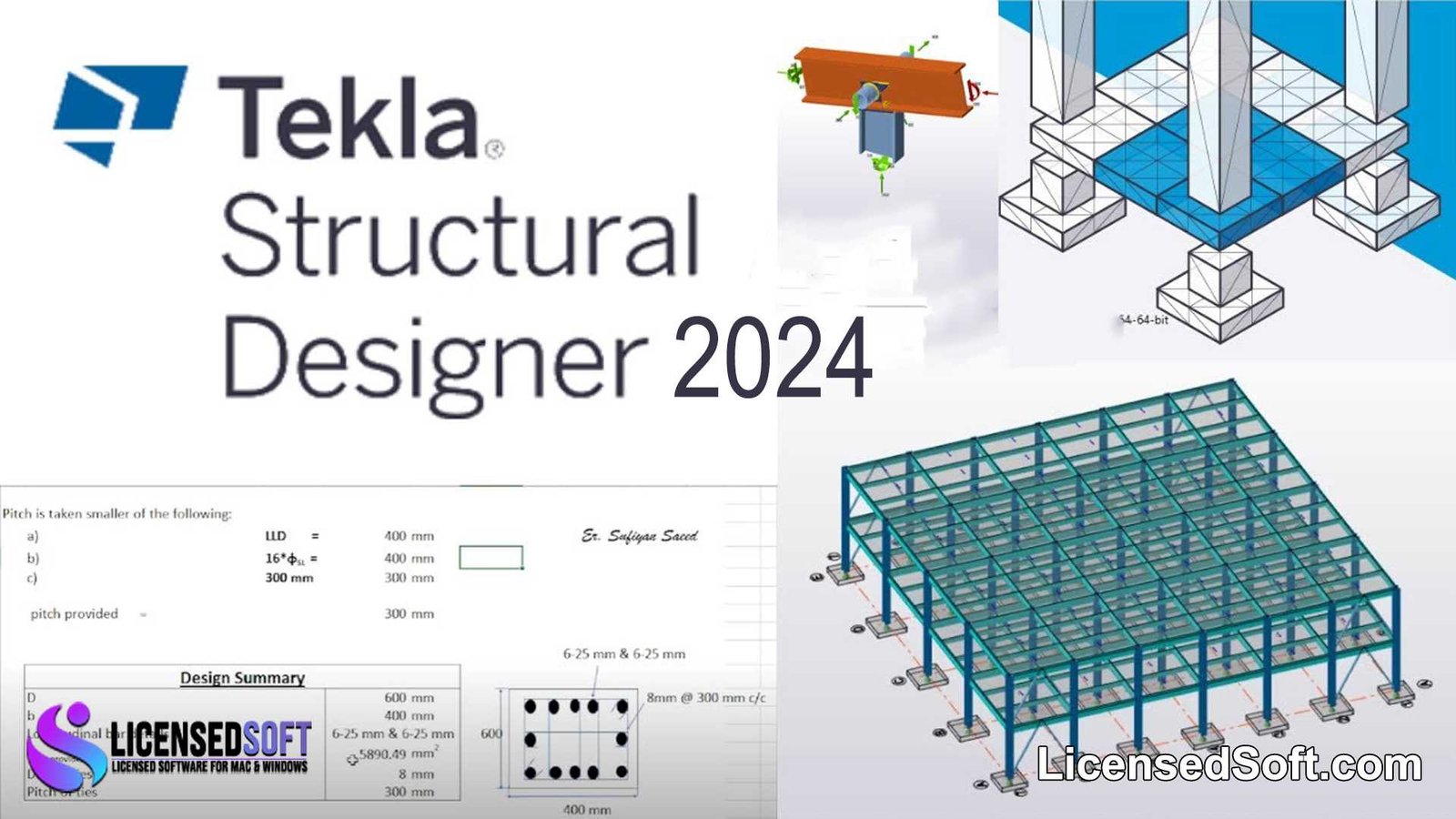 Trimble Tekla Structural Design Suite 2024 By LicensedSoft