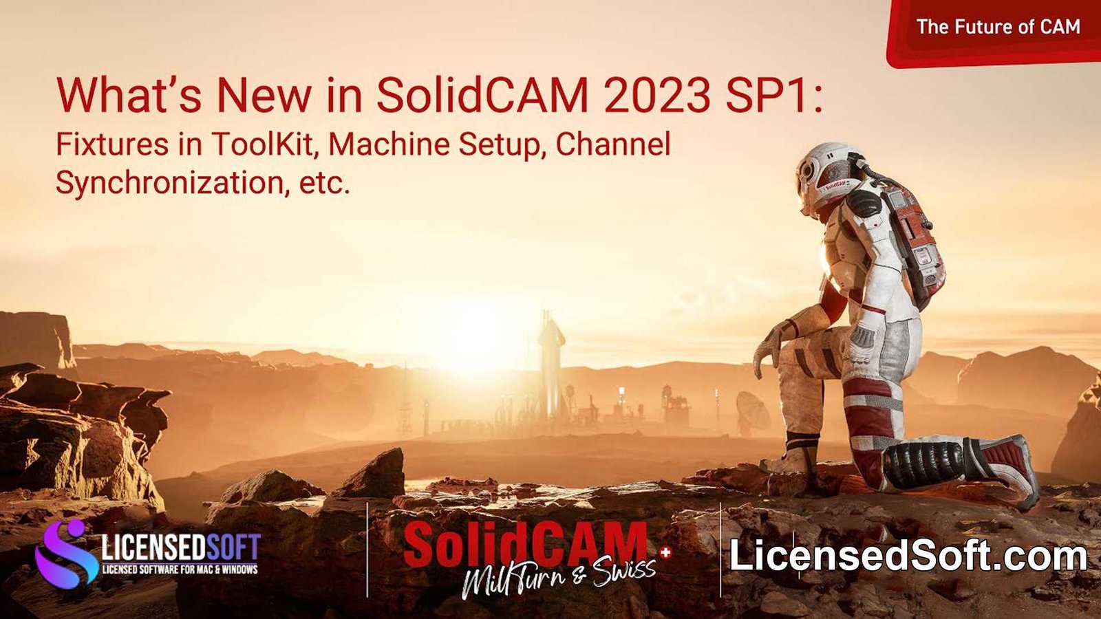 SolidCAM 2023 for SolidWorks Lifetime License By LicensedSoft