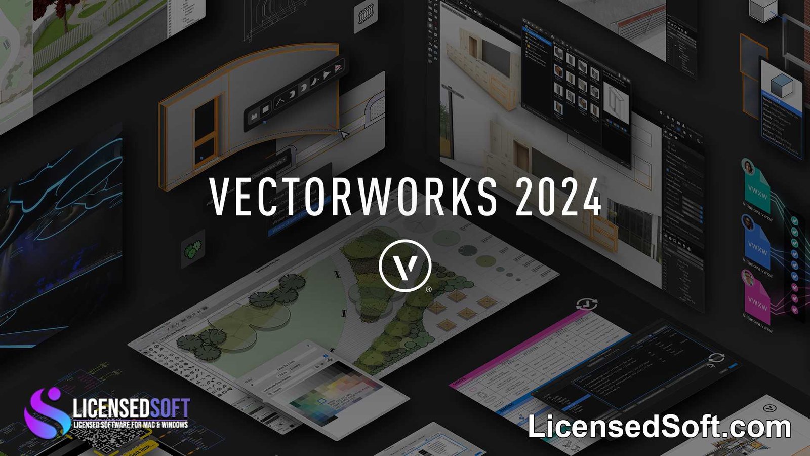 VectorWorks 2024 Lifetime License By LicensedSoft