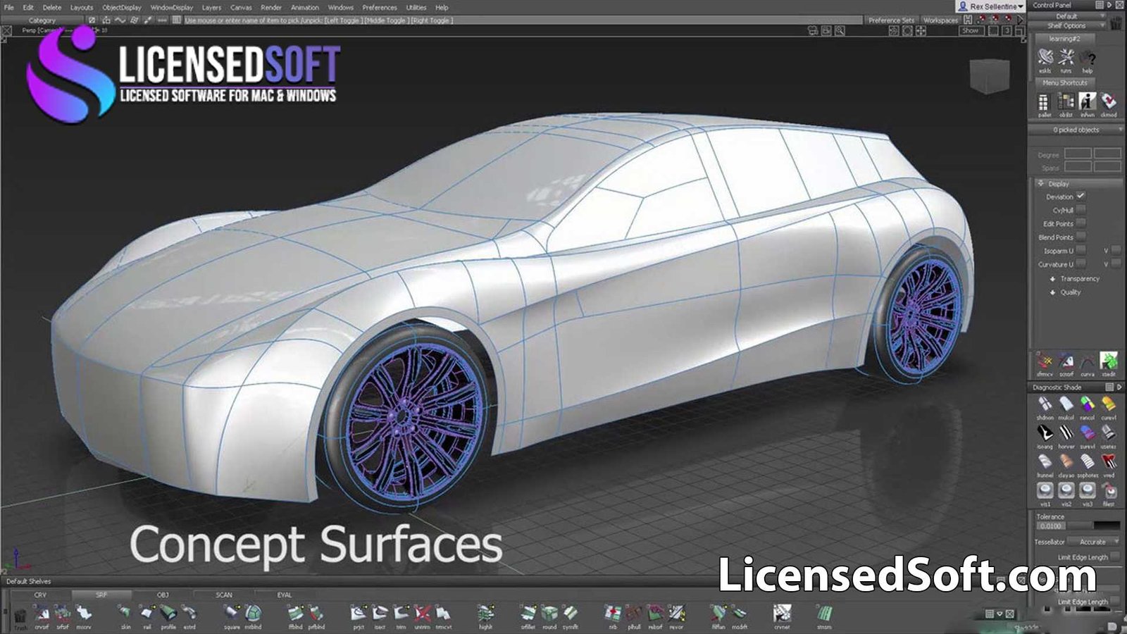 Autodesk Alias Concept 2022 Lifetime License By LicensedSoft