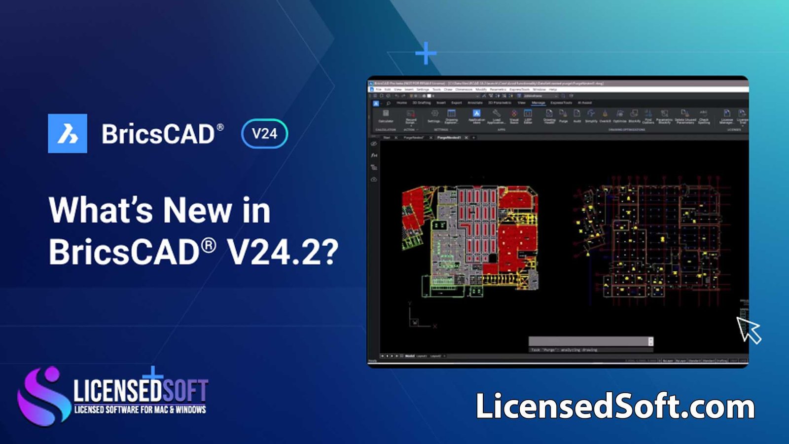Bricsys BricsCAD Ultimate 24.2 Lifetime License By LicensedSoft