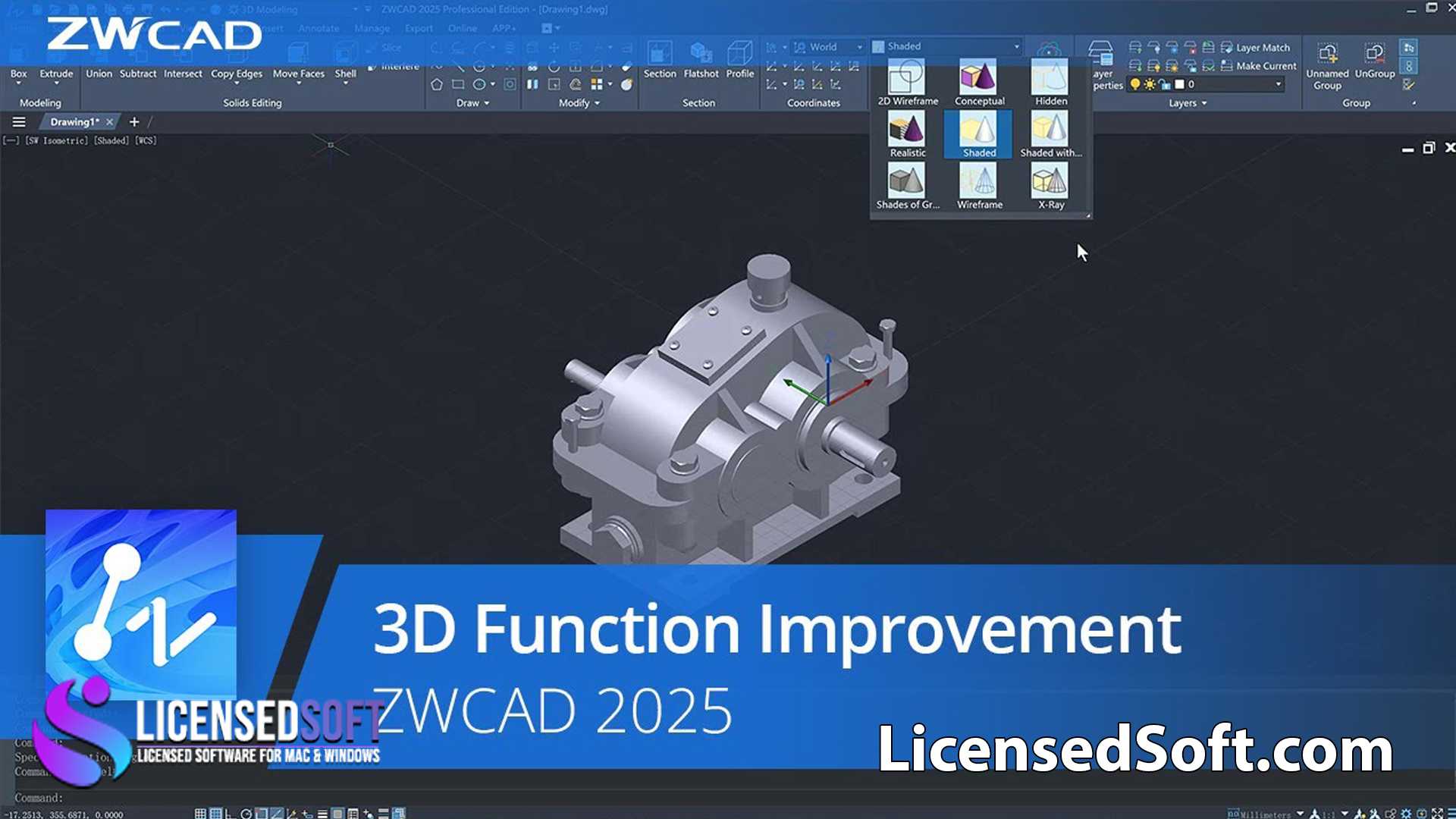ZWCAD Professional 2025 Lifetime License By LicensedSoft