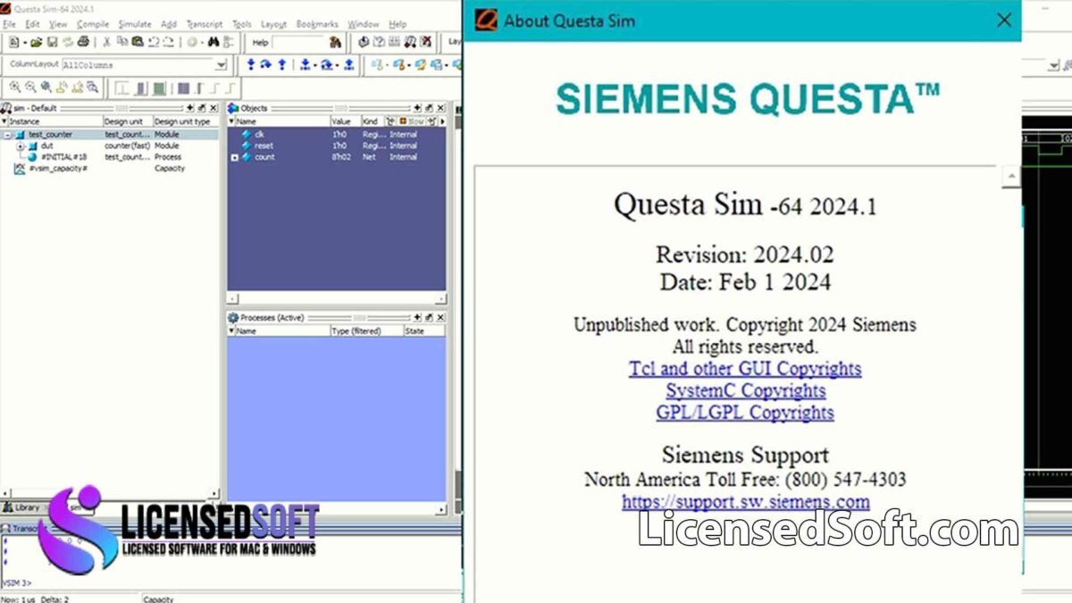 Siemens Questa Advanced Simulator 2024.1 Lifetime License - LicensedSoft