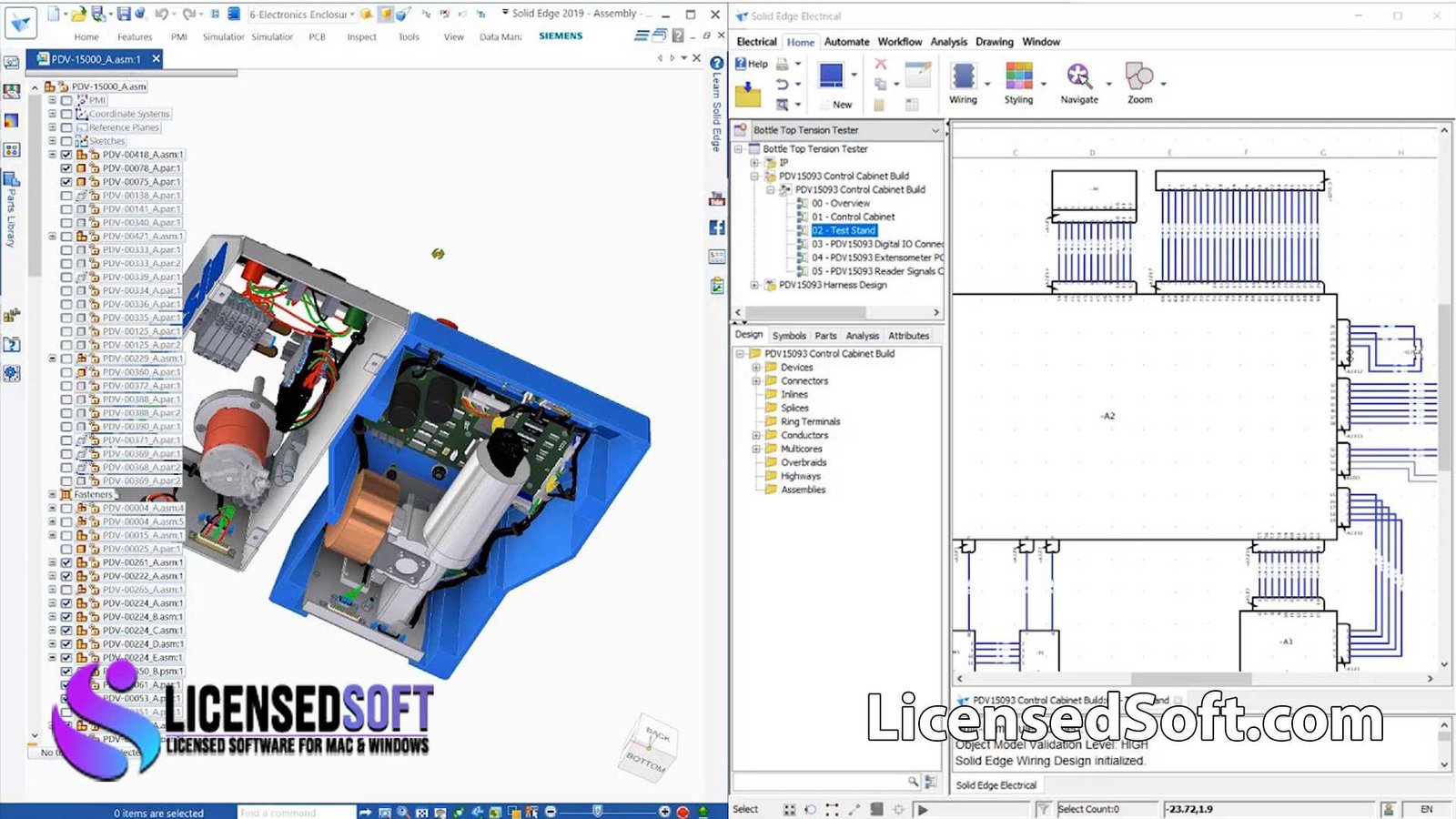 Siemens Solid Edge Electrical Design 2021 Lifetime License By LicensedSoft