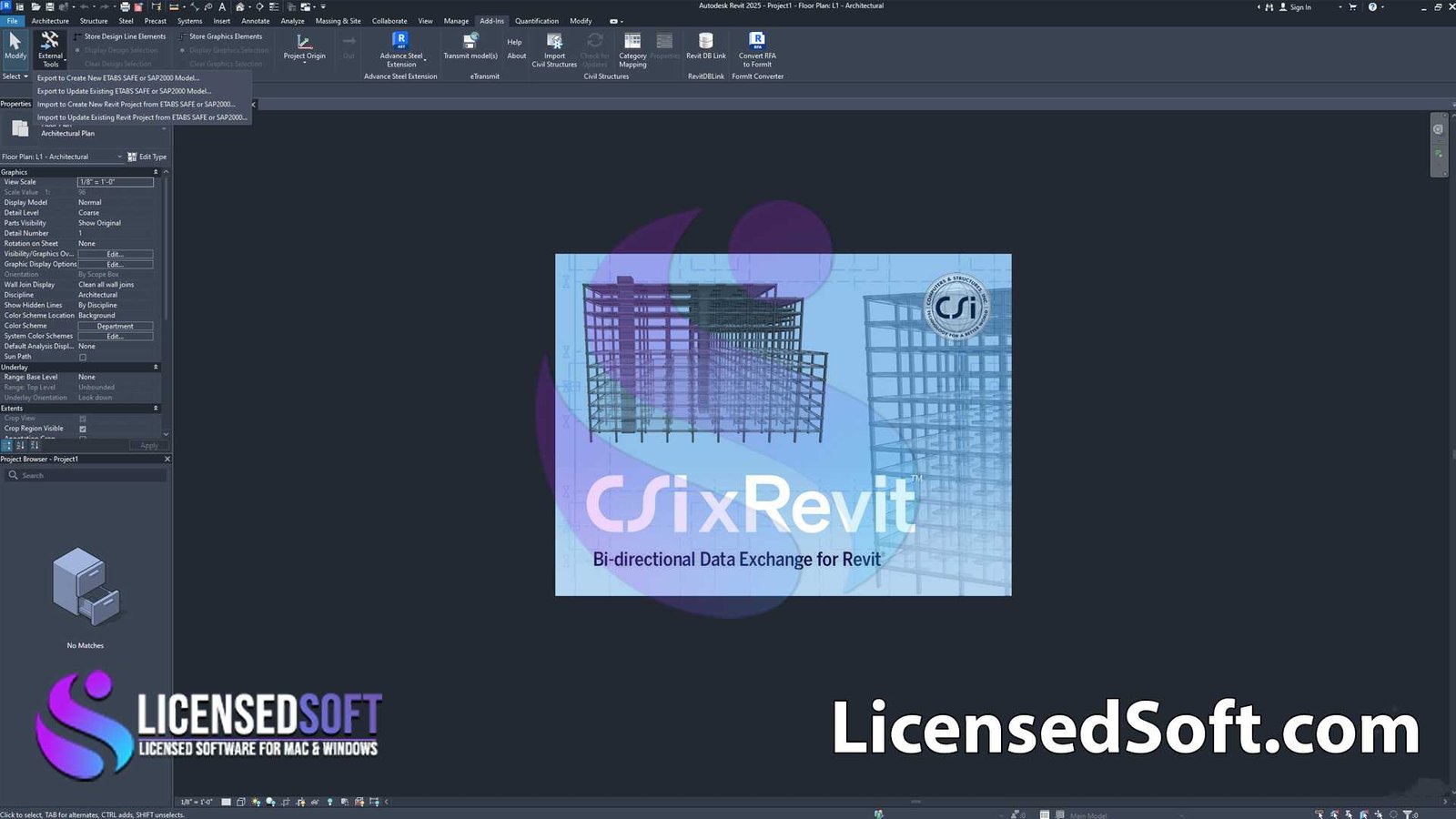 CSi XRevit 2025 Perpetual License By LicensedSoft