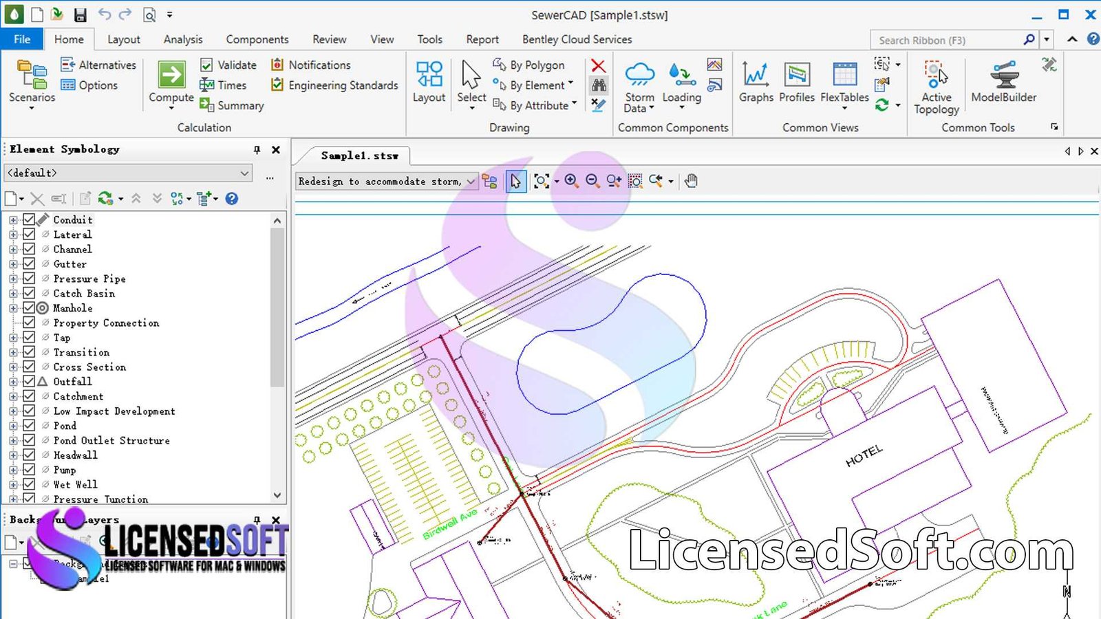 OpenFlows SewerCAD 2024 Ultimate Yearly By LicensedSoft