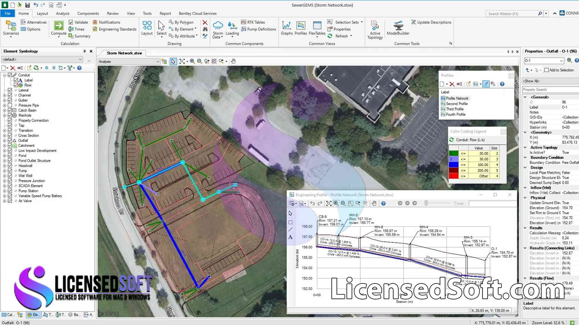 OpenFlows SewerGEMS 2024 Ultimate Yearly By LicensedSoft