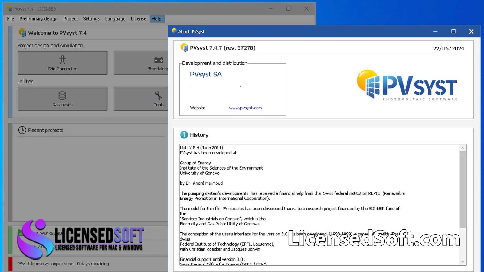 PVsyst 7.4.8 Lifetime License By LicensedSoft