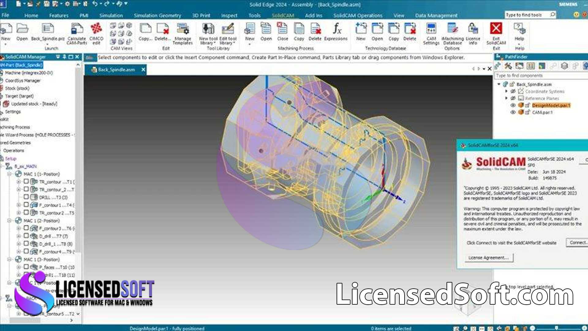 SolidCAM 2024 SP1 for Solid Edge Lifetime License By LicensedSoft