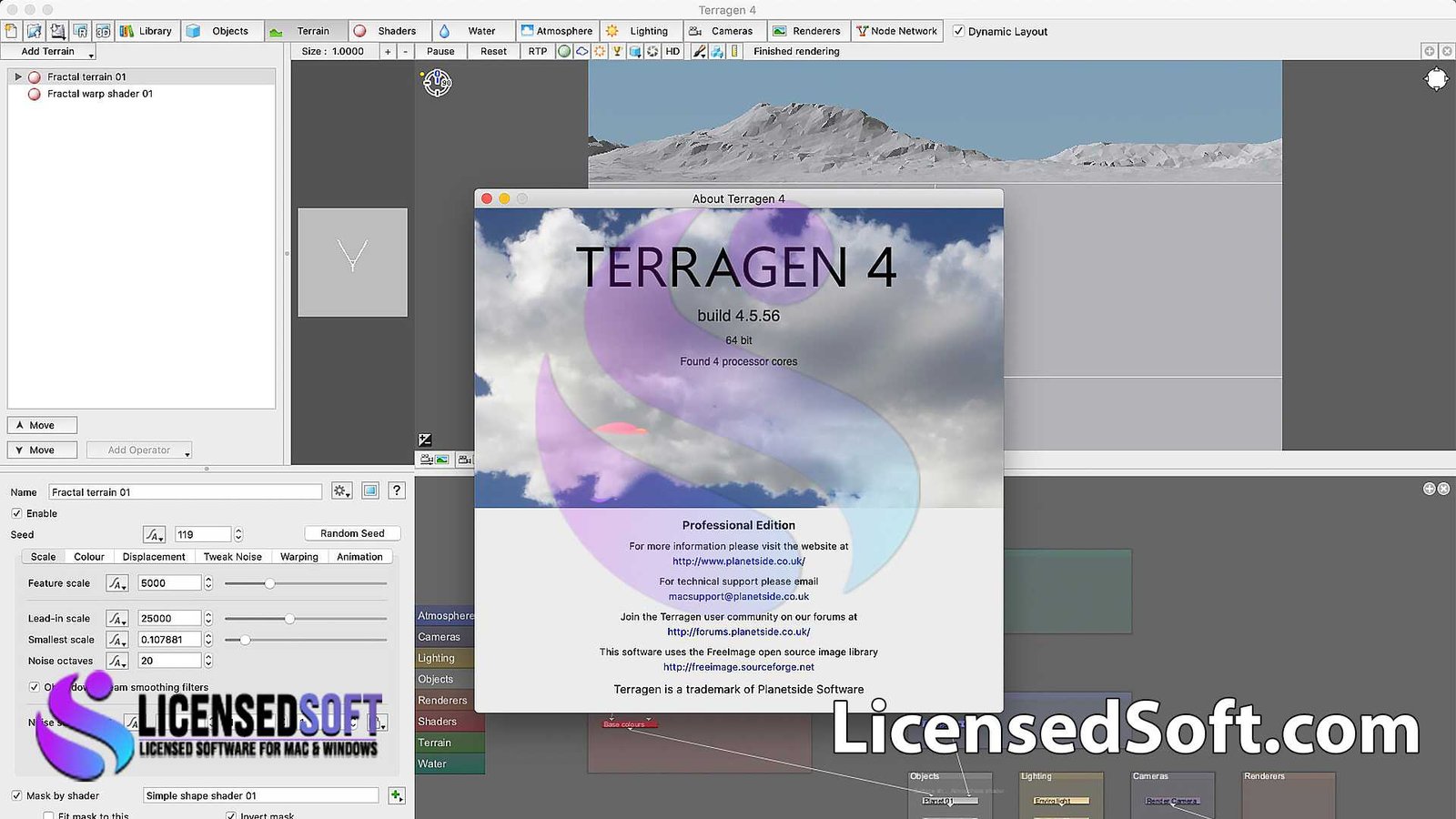 Terragen Professional 4.8.12 Perpetual License By LicensedSoft