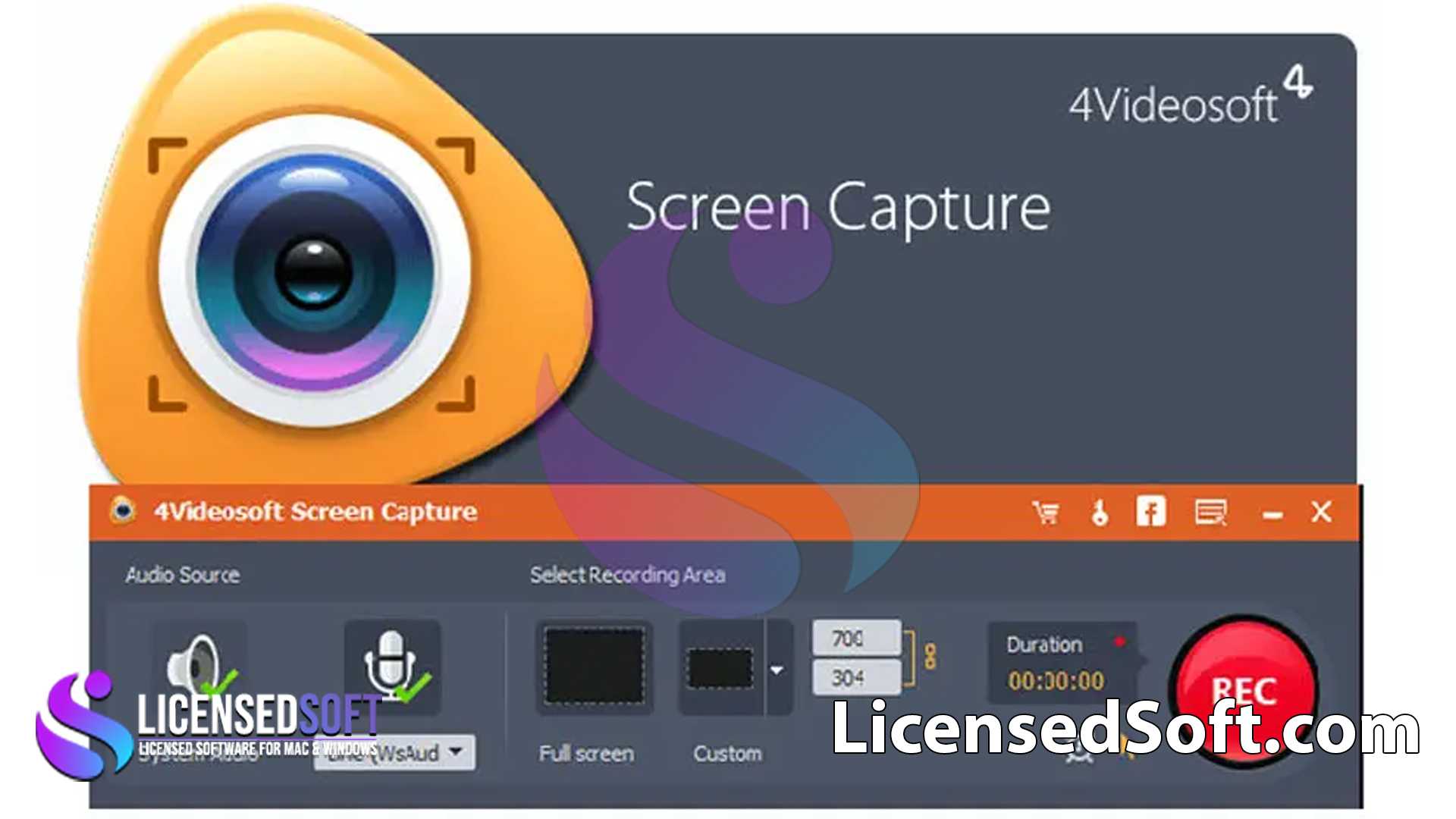 4Videosoft Screen Capture 2024 Lifetime License By LicensedSoft