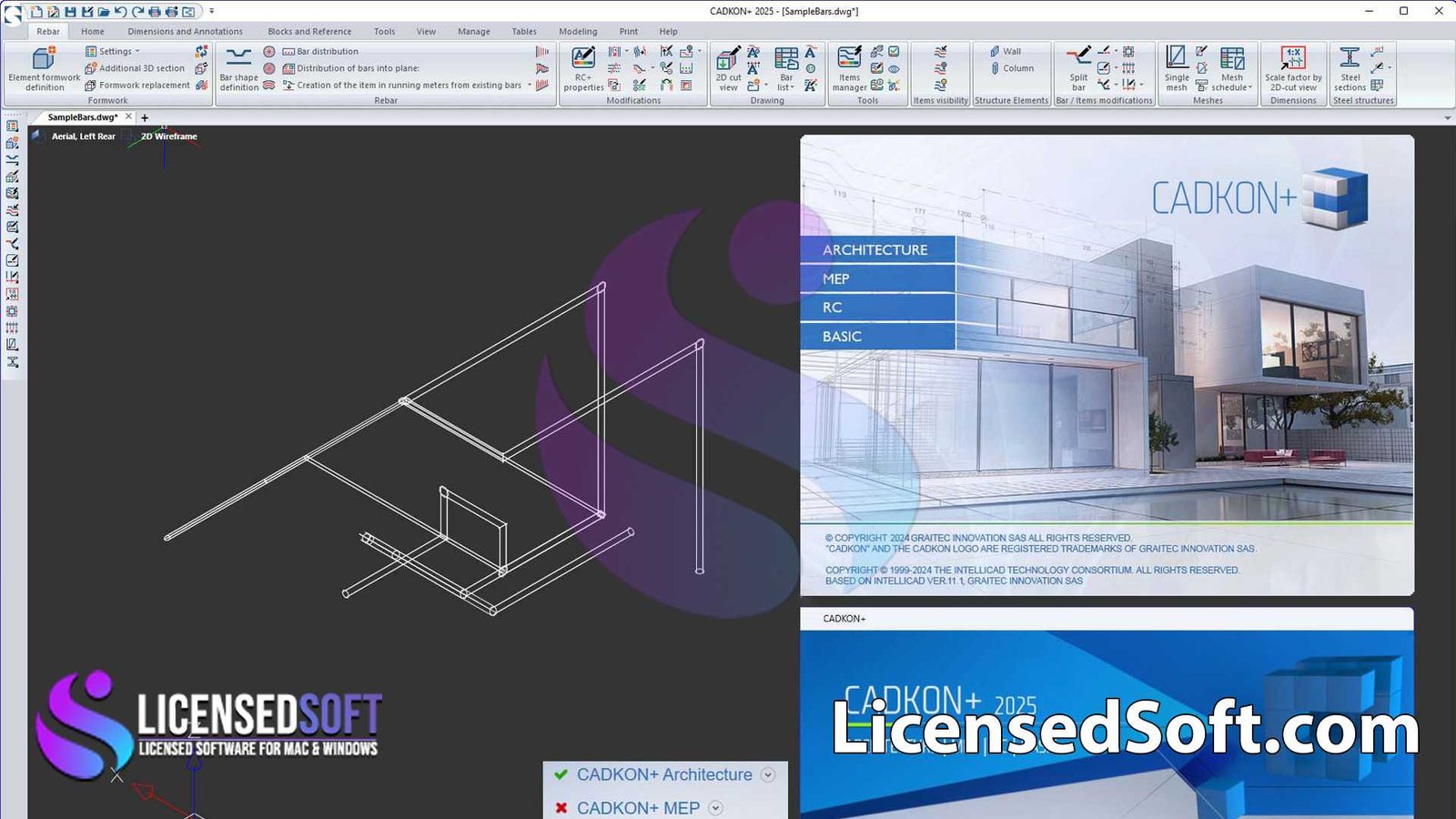 Graitec Cadkon+ 2025 Perpetual License By LicensedSoft