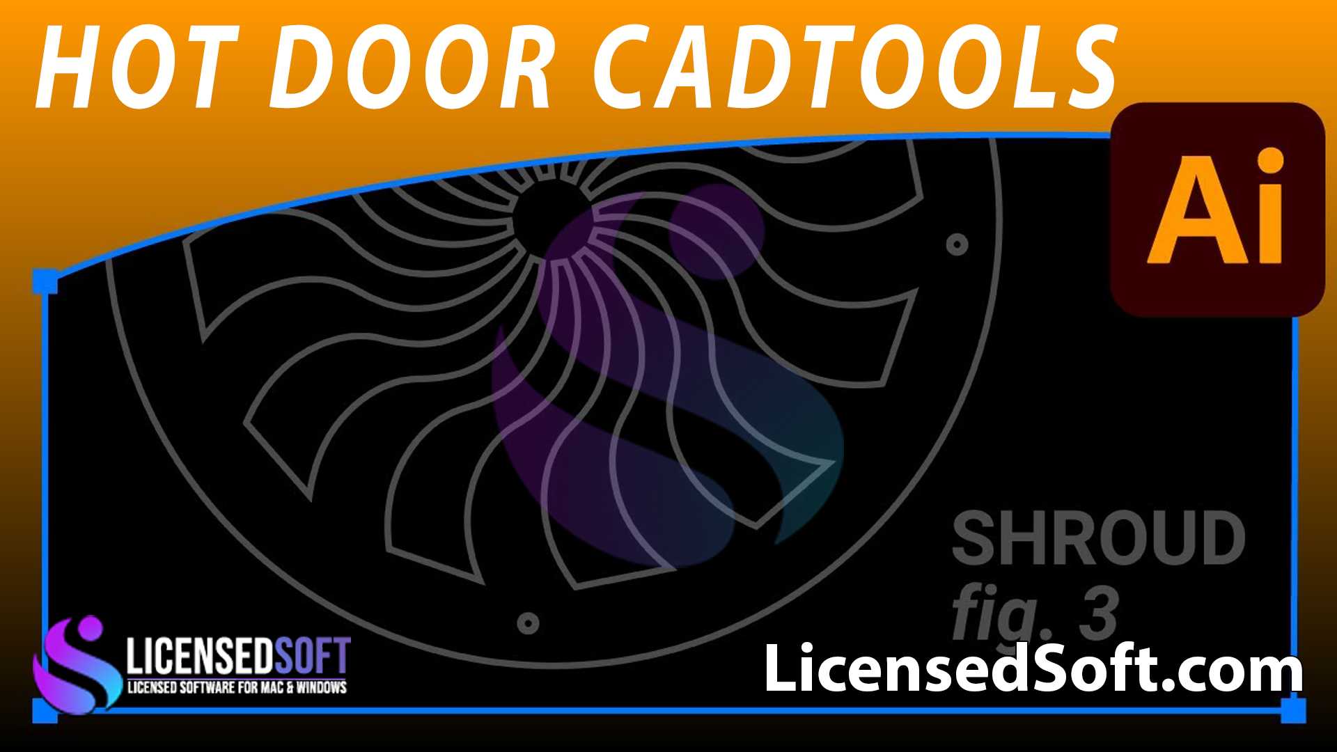 Hot Door CADtools 14.2.2 for Adobe Illustrator Yearly By LicensedSoft