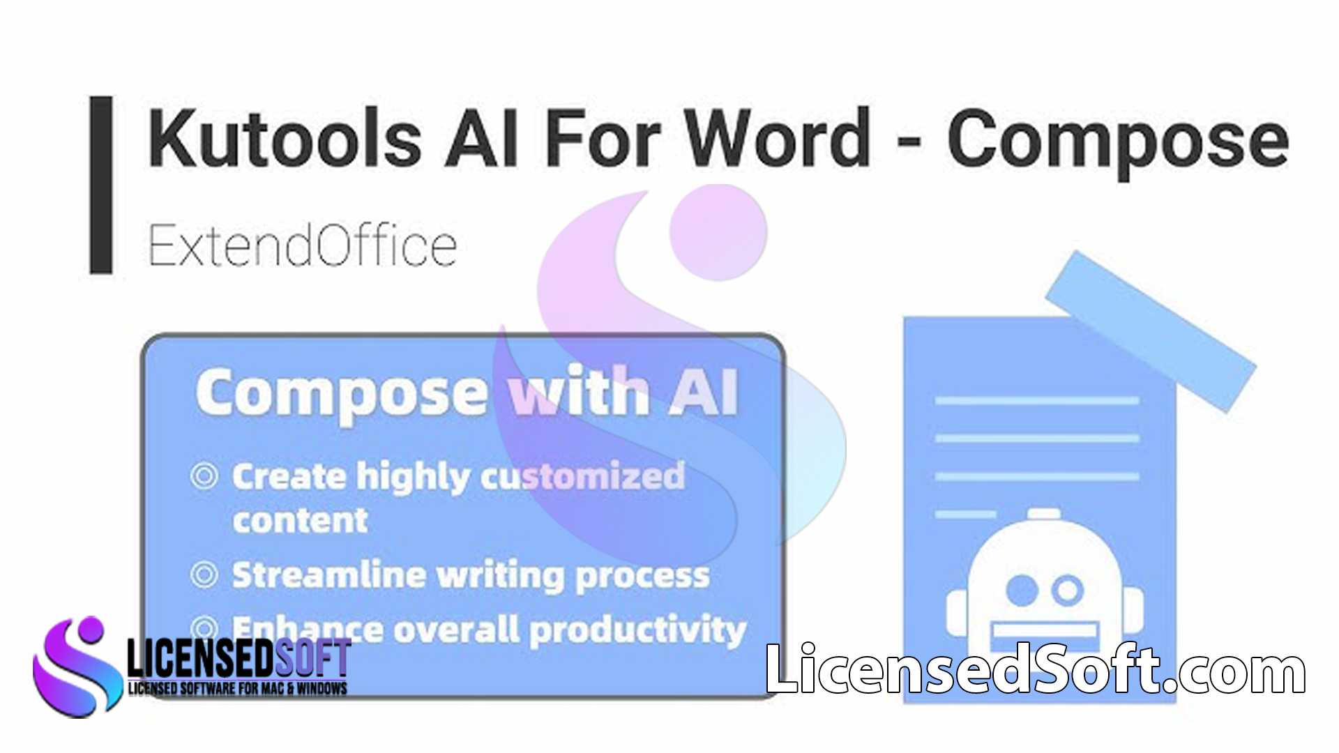 Kutools for Word 15 Perpetual License By LicensedSoft