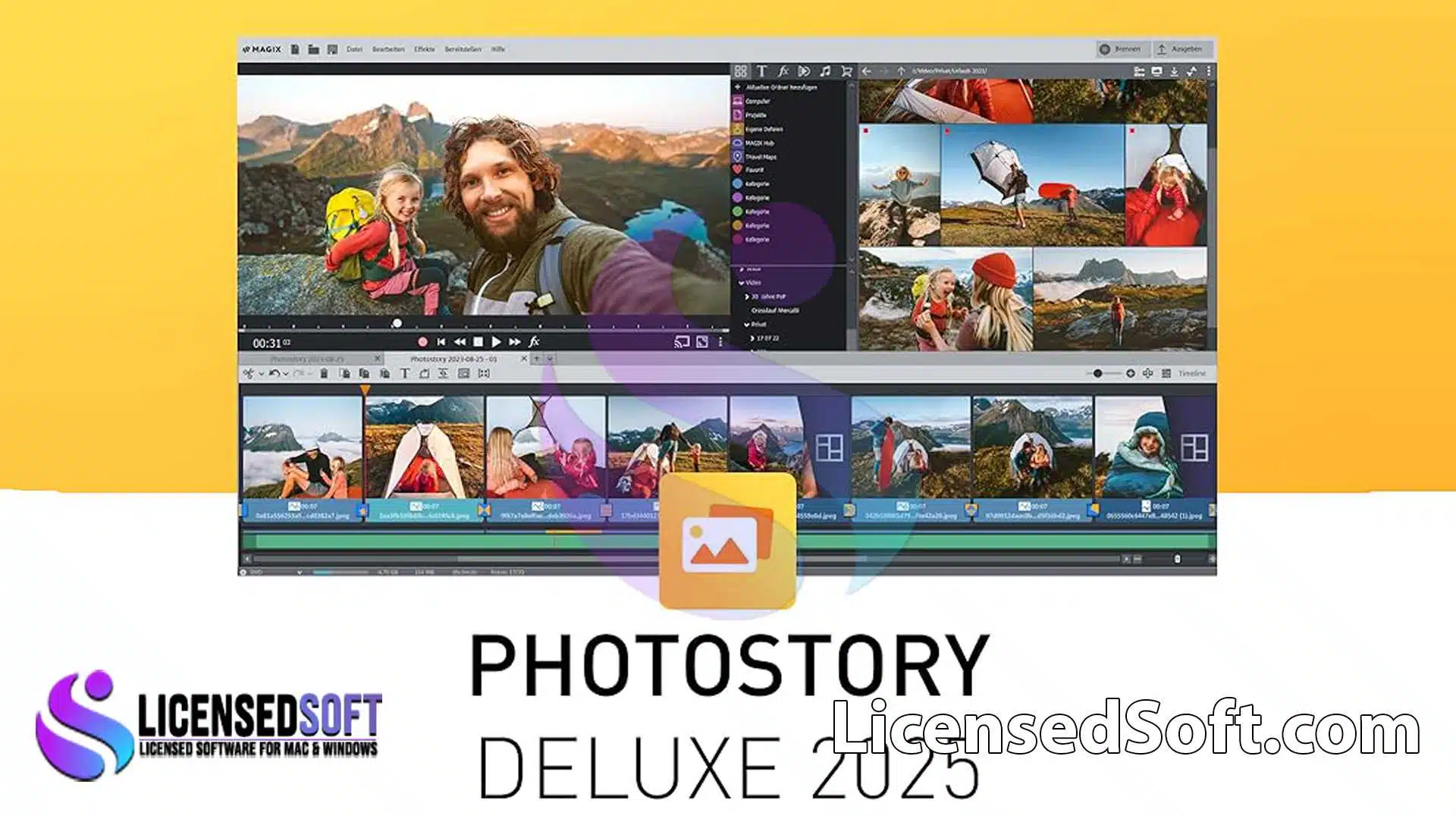 MAGIX Photostory Deluxe 2025 Lifetime License By LicensedSoft