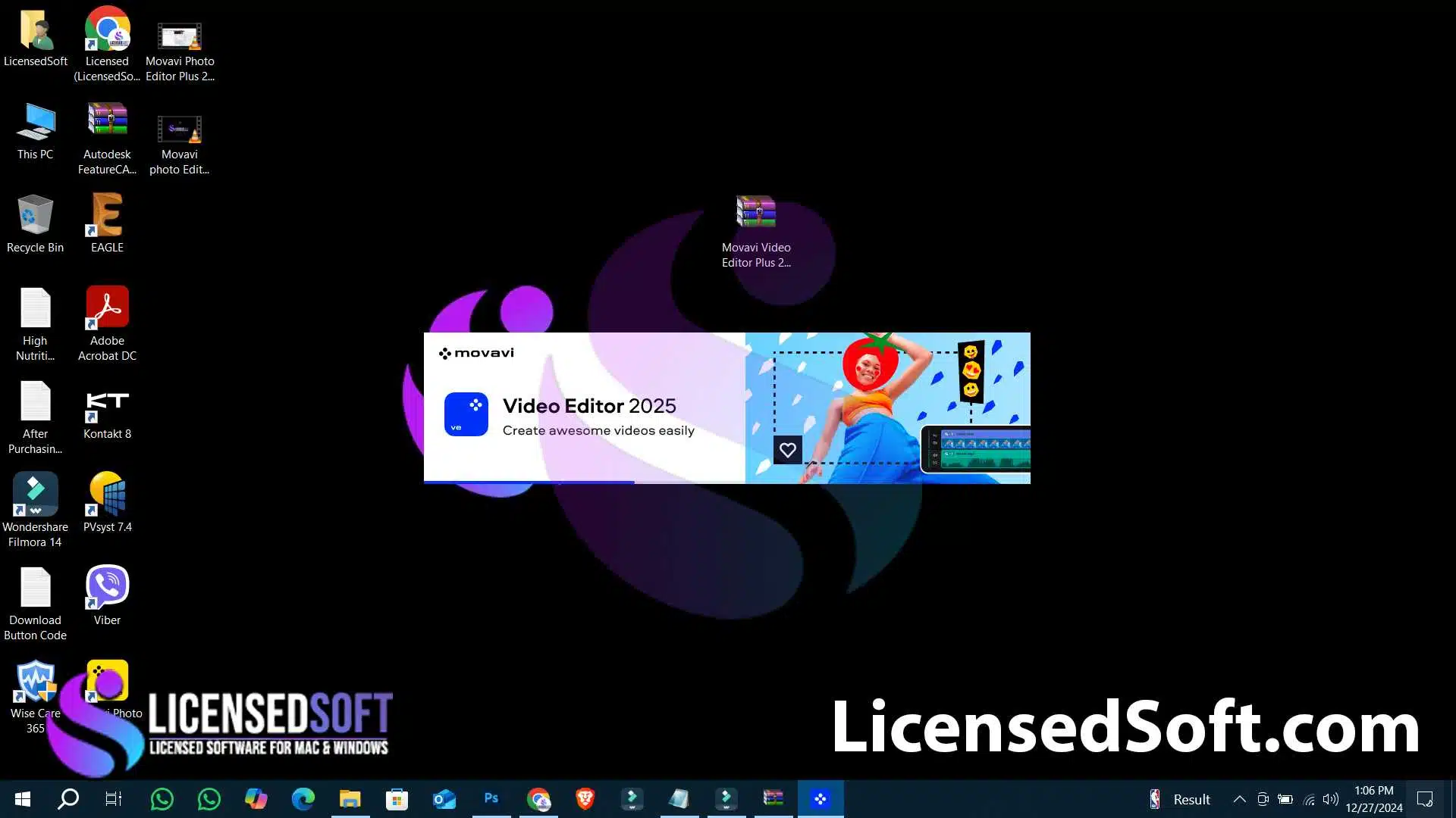 Movavi Video Editor Plus 2025 Lifetime License By LicensedSoft