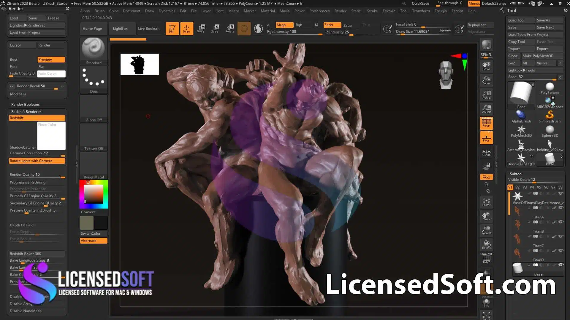 Pixologic ZBrush Software 2025 Perpetual License By LicensedSoft