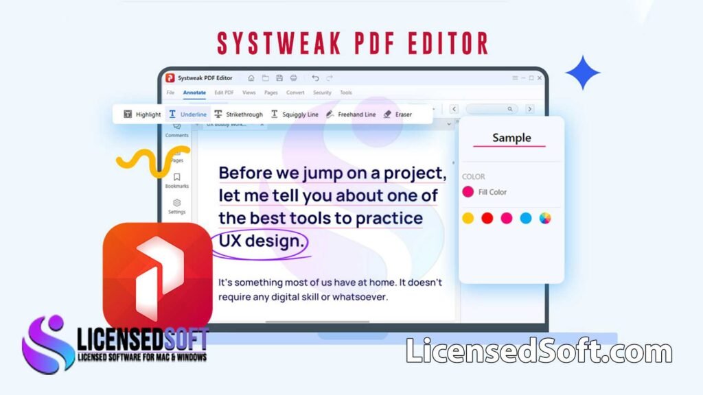 Systweak PDF Editor 2025 Full Version - LicensedSoft