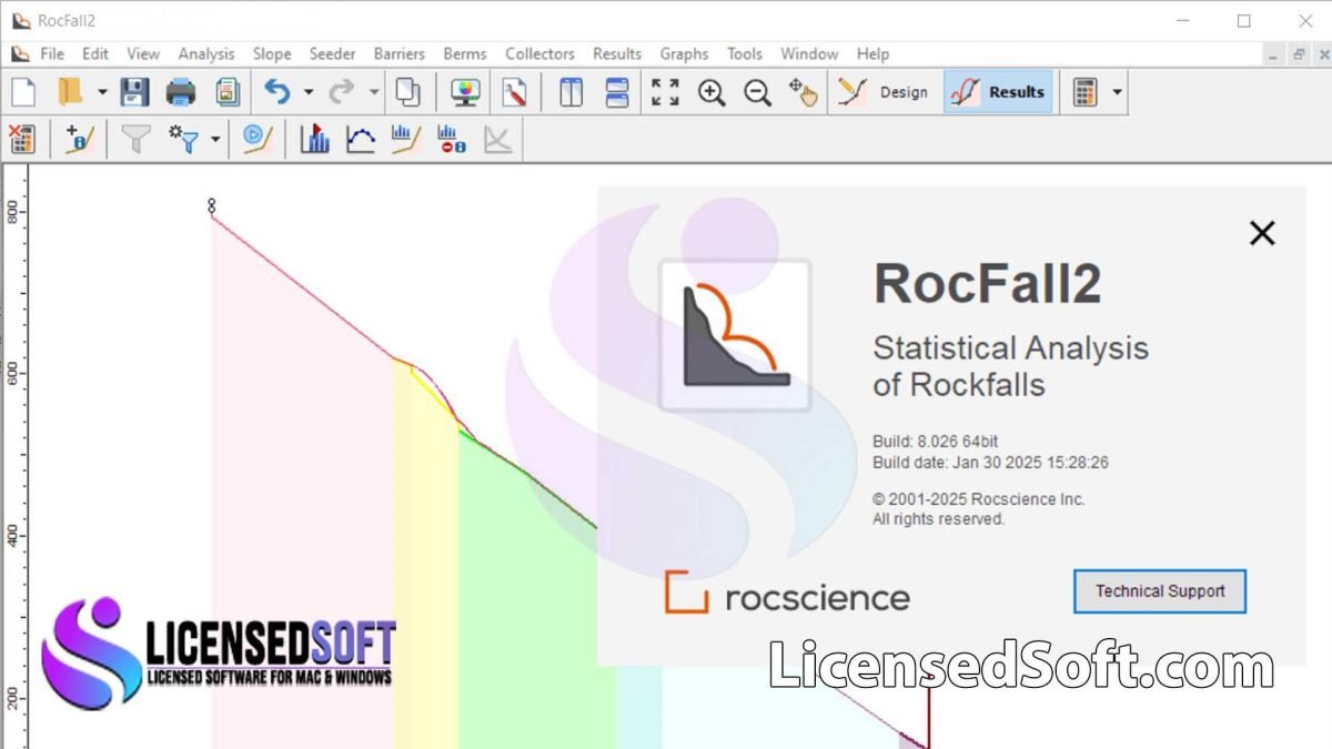 Rocscience RocFall2 v8 Full Version - LicensedSoft