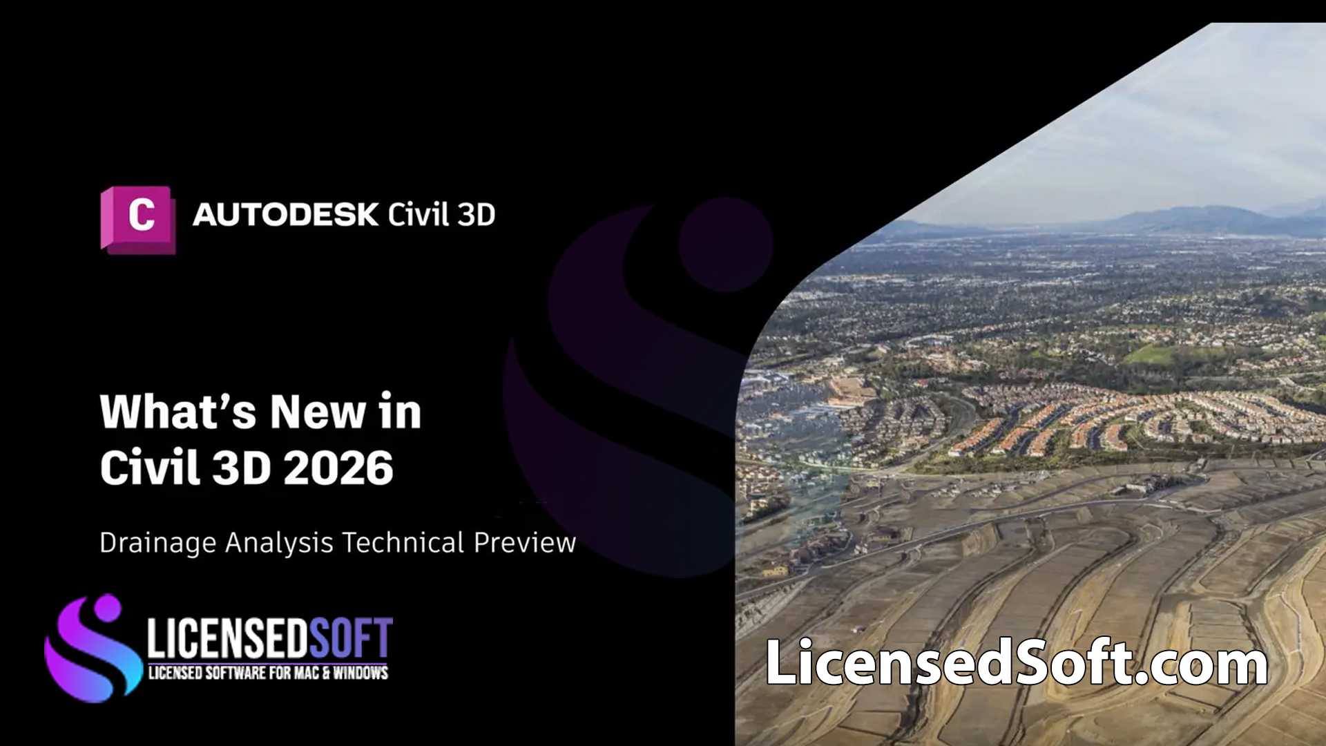 Autodesk AutoCAD Civil 3D 2026 Full Version By LicensedSoft
