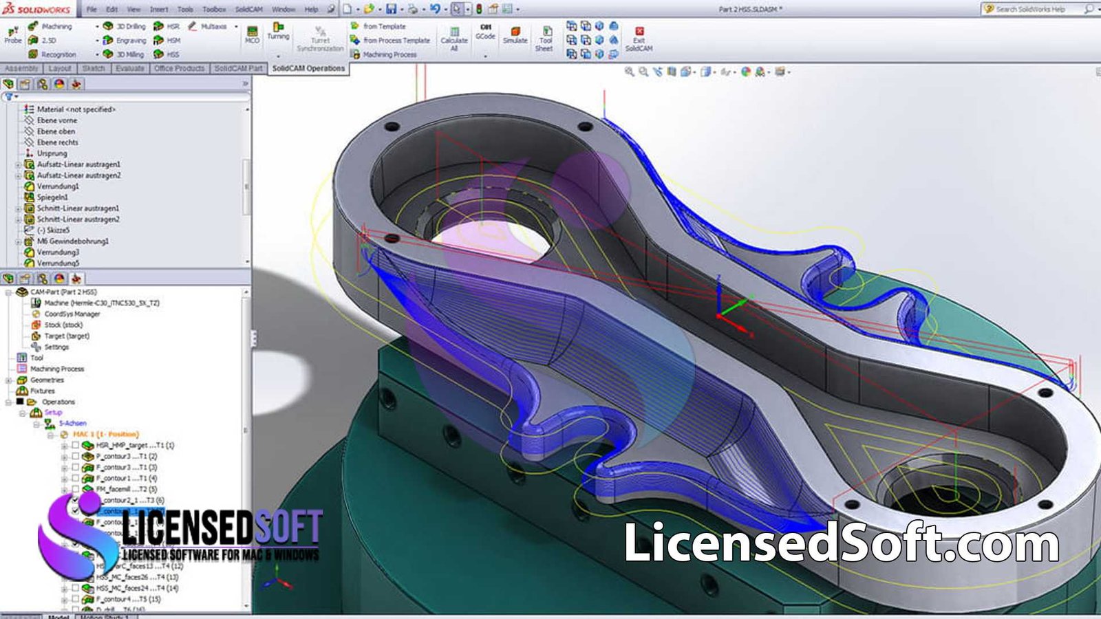 SolidCAM 2025 for SolidWorks Full Version By LicensedSoft