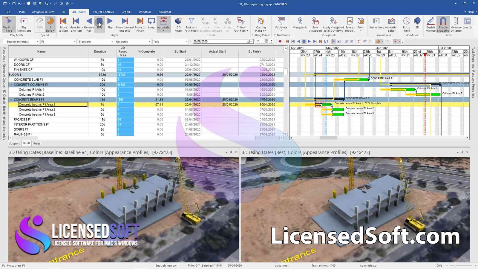 Bentley SYNCHRO 4D Pro 2025 Full Version By LicensedSoft