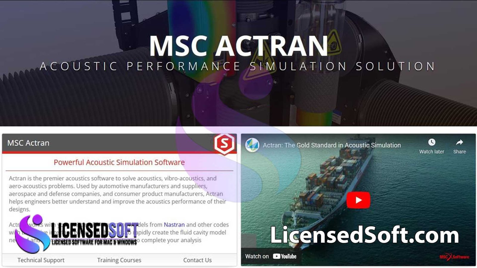 MSC Actran 2024.2 Full Version By LicensedSoft