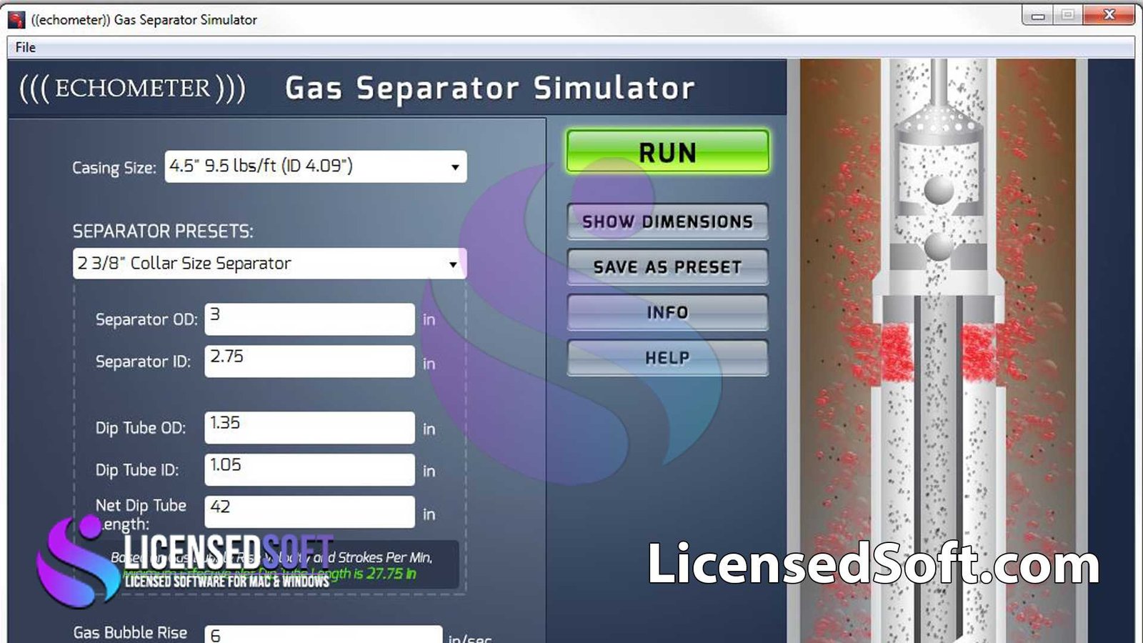 Echometer Gas Separator Simulator 1.2 Full Version By LicensedSoft